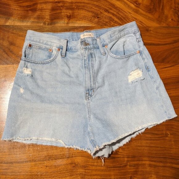 Madewell - The Momjean Short Byers Wash: Ripped Edition MC652 | Size 31 - Picture 12 of 17